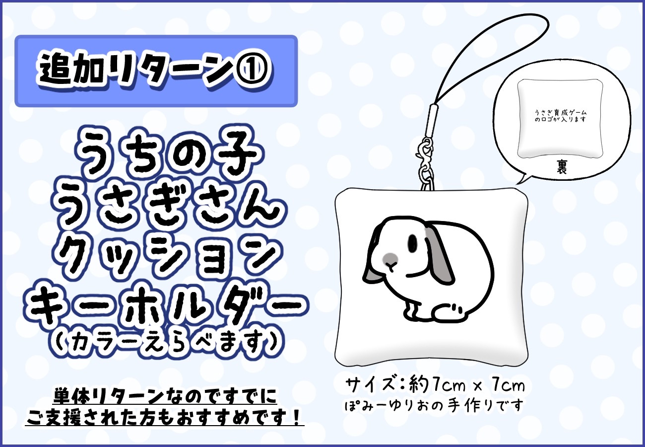 「うさぎと暮らせる育成ゲームアプリ」タイトル及び追加リターン決定のお知らせ